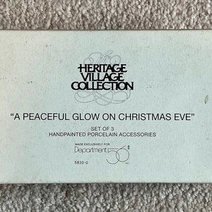 Dept. 56 Heritage Village A Peaceful Glow On Christmas Eve Figurines #58300